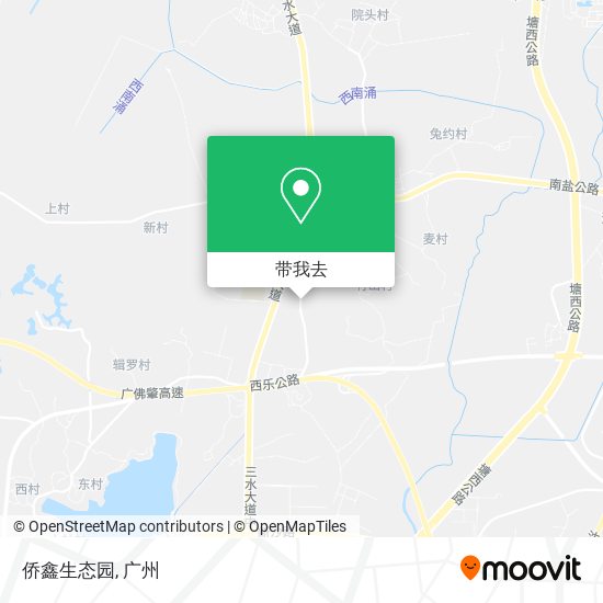 侨鑫生态园地图