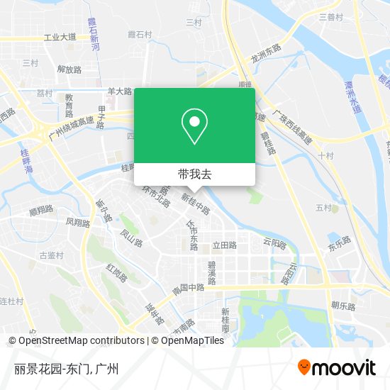 丽景花园-东门地图