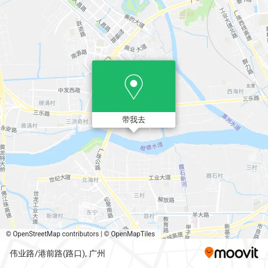 伟业路/港前路(路口)地图