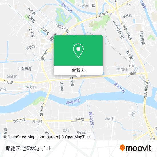 顺德区北滘林港地图