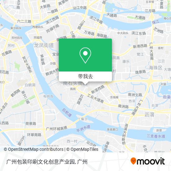 广州包装印刷文化创意产业园地图