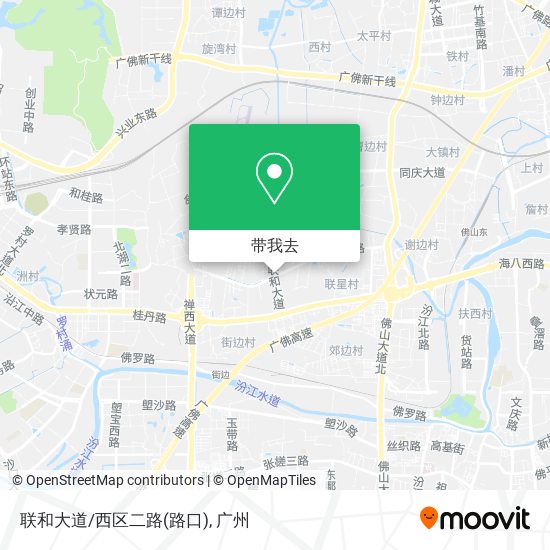 联和大道/西区二路(路口)地图