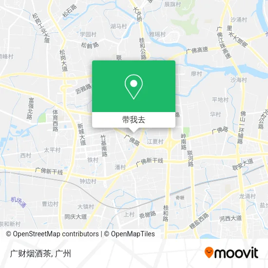 广财烟酒茶地图