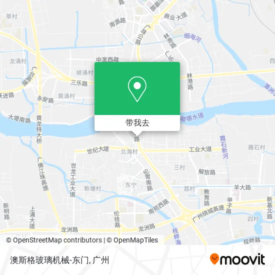 澳斯格玻璃机械-东门地图