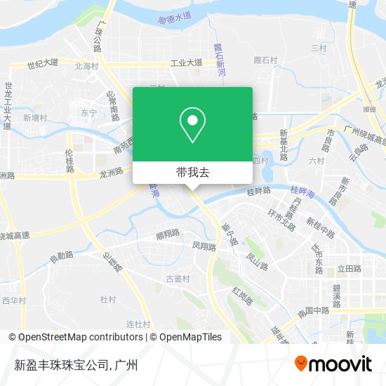 新盈丰珠珠宝公司地图