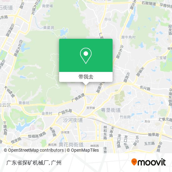 广东省探矿机械厂地图
