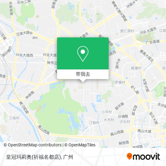 皇冠玛莉奥(祈福名都店)地图
