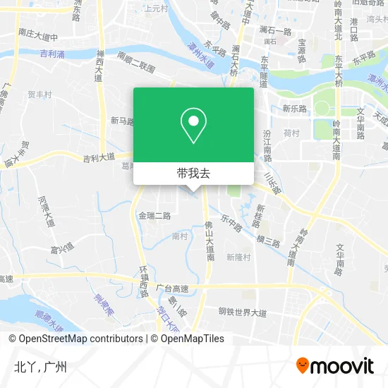 北丫地图