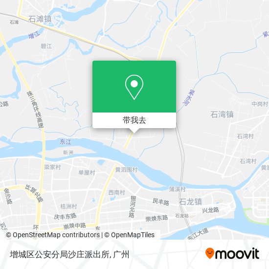 增城区公安分局沙庄派出所地图