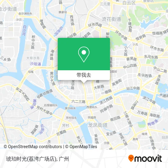 琥珀时光(荔湾广场店)地图