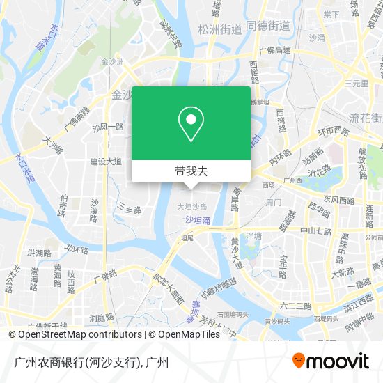 广州农商银行(河沙支行)地图