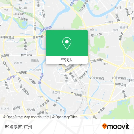 89退票窗地图