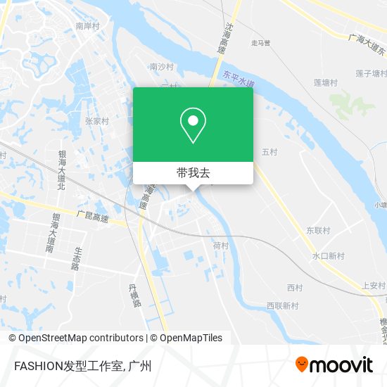 FASHION发型工作室地图