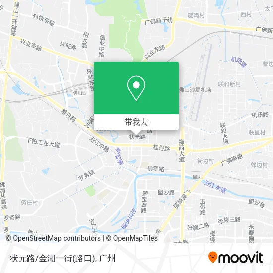 状元路/金湖一街(路口)地图