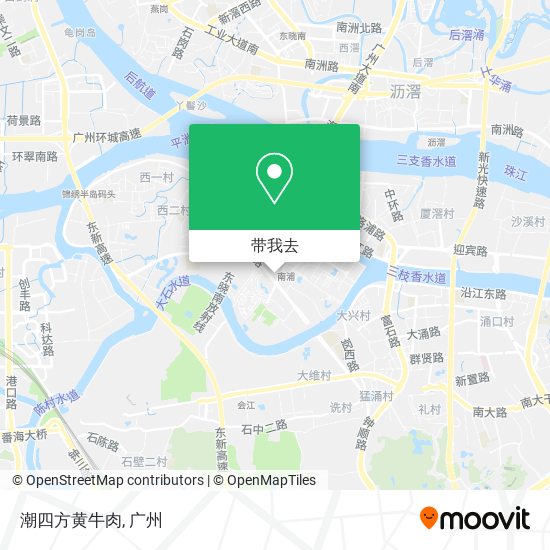 潮四方黄牛肉地图