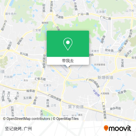 坚记烧烤地图