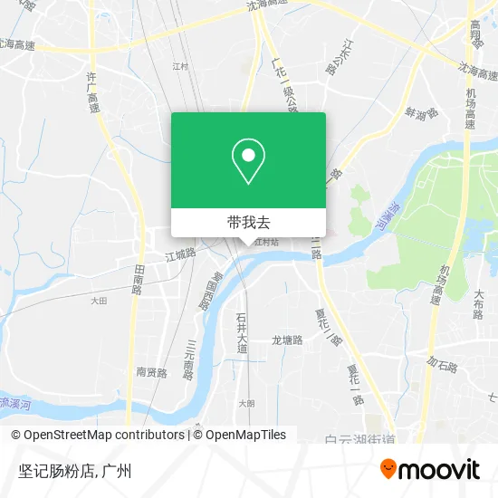 坚记肠粉店地图