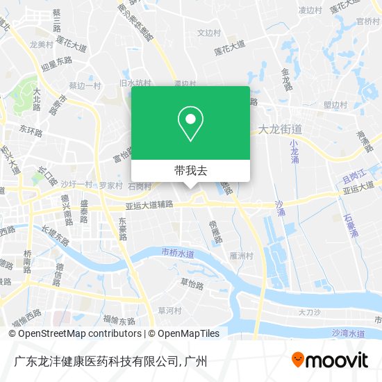 广东龙沣健康医药科技有限公司地图