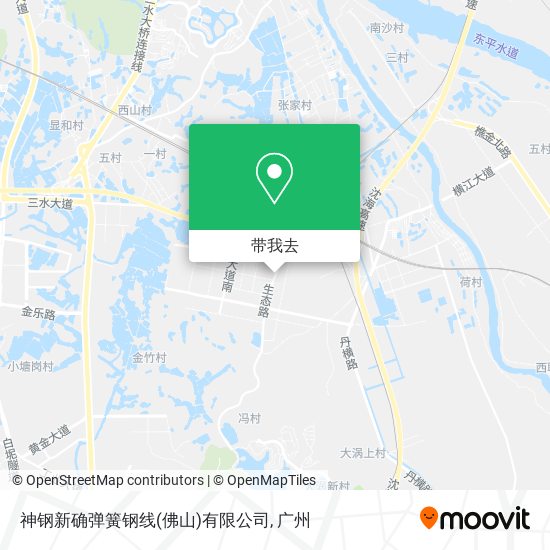 神钢新确弹簧钢线(佛山)有限公司地图