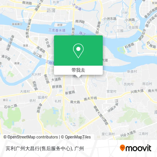 宾利广州大昌行(售后服务中心)地图