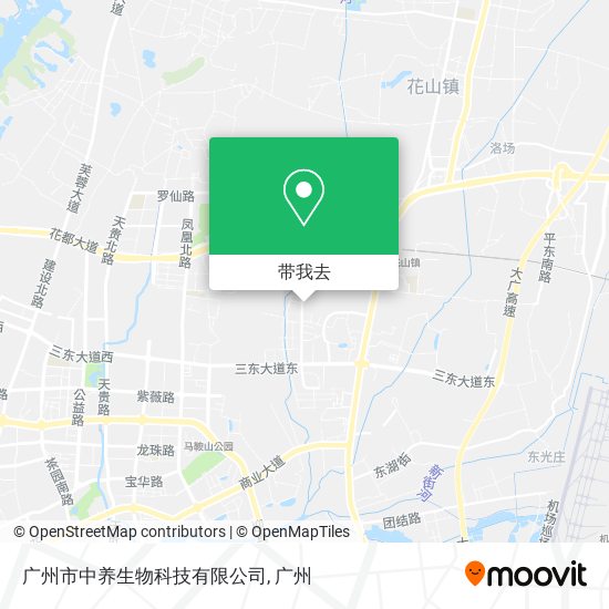 广州市中养生物科技有限公司地图