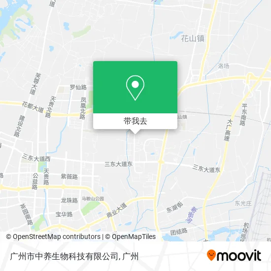 广州市中养生物科技有限公司地图