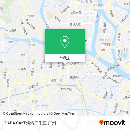 DADA CAKE烘焙工作室地图
