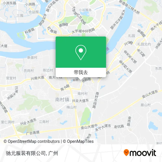 驰元服装有限公司地图