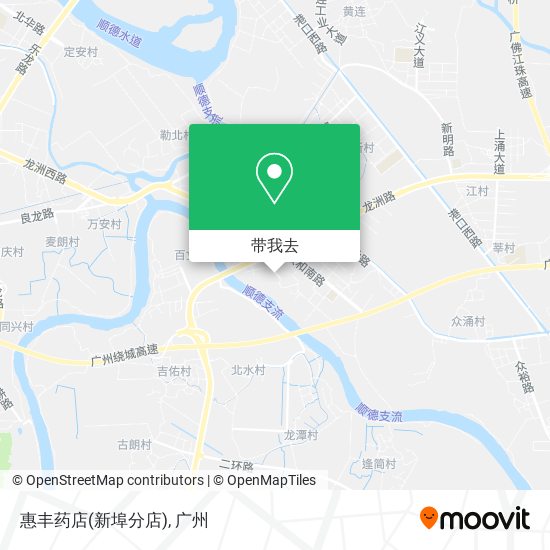 惠丰药店(新埠分店)地图