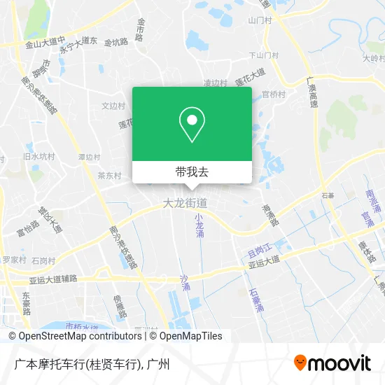 广本摩托车行(桂贤车行)地图