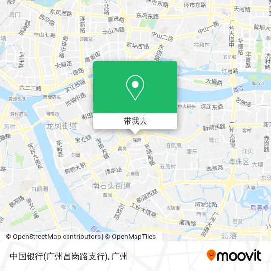 中国银行(广州昌岗路支行)地图