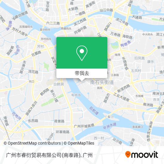 广州市睿衍贸易有限公司(南泰路)地图