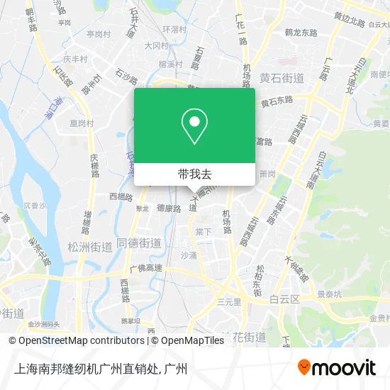 上海南邦缝纫机广州直销处地图