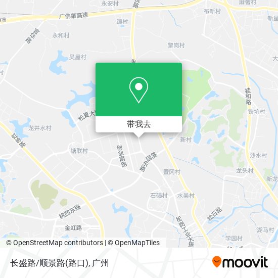 长盛路/顺景路(路口)地图