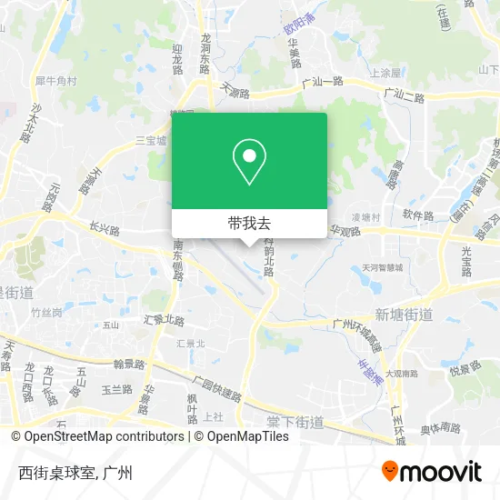 西街桌球室地图