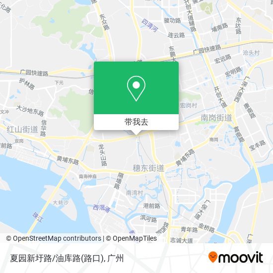 夏园新圩路/油库路(路口)地图