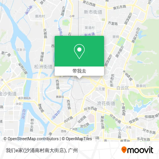 我们e家(沙涌南村南大街店)地图
