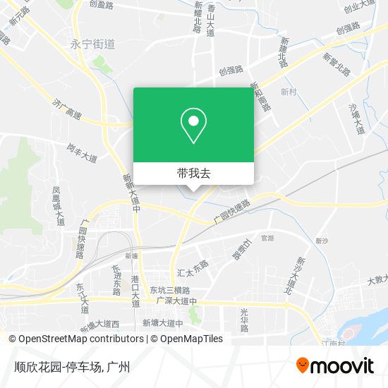 顺欣花园-停车场地图