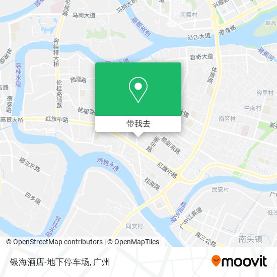 银海酒店-地下停车场地图