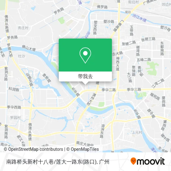 南路桥头新村十八巷/莲大一路东(路口)地图