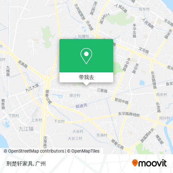 荆楚轩家具地图