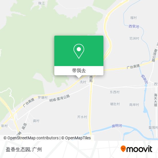 盈香生态园地图