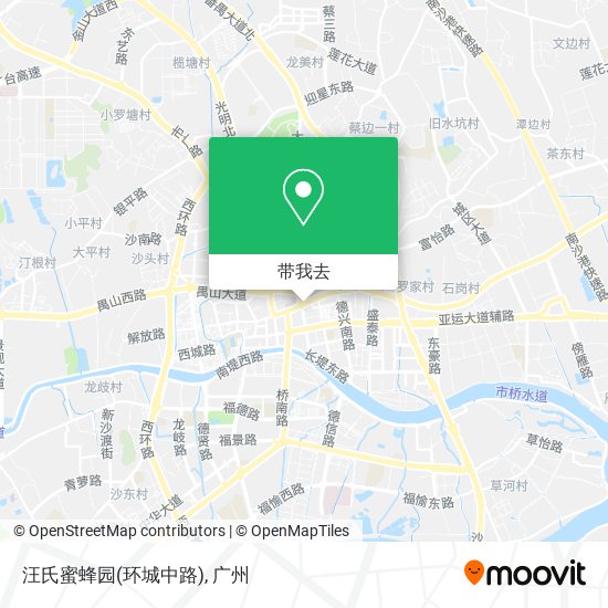 汪氏蜜蜂园(环城中路)地图