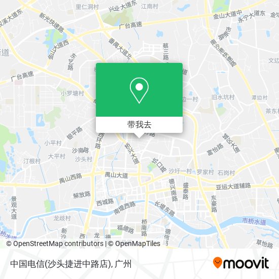 中国电信(沙头捷进中路店)地图