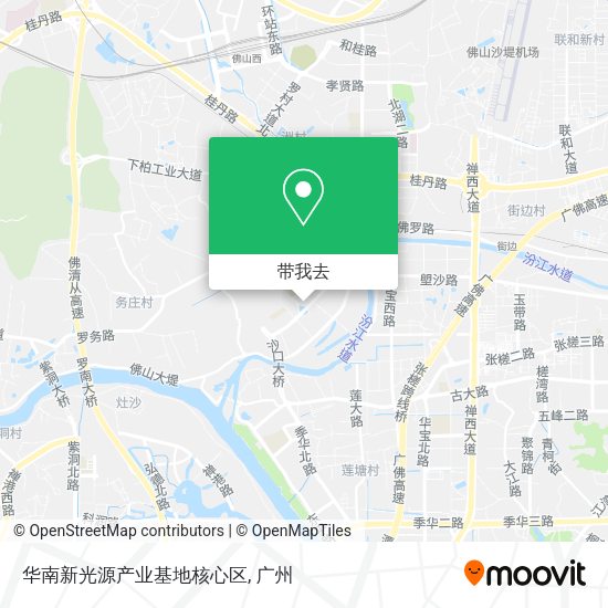 华南新光源产业基地核心区地图