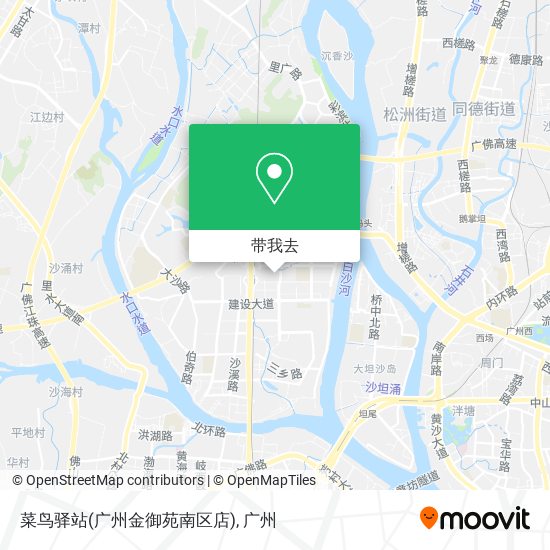 菜鸟驿站(广州金御苑南区店)地图