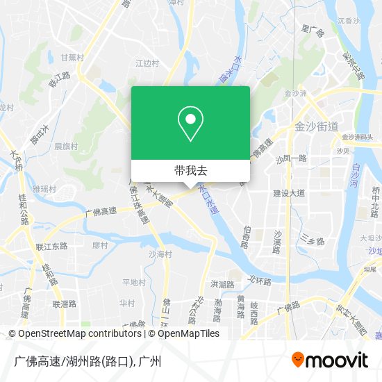广佛高速/湖州路(路口)地图