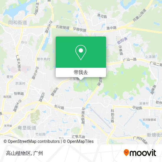 高山植物区地图