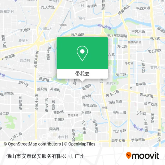 佛山市安泰保安服务有限公司地图