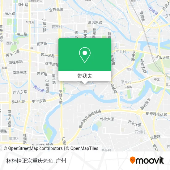 杯杯情正宗重庆烤鱼地图